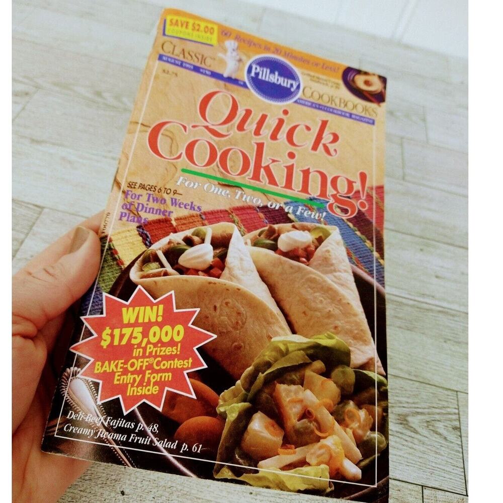Pillsbury Quick Cooking for One, or Two...or‎ a Few - August 1993 #150 Cookbook